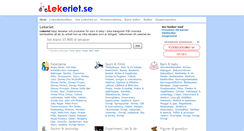 Desktop Screenshot of lekeriet.se